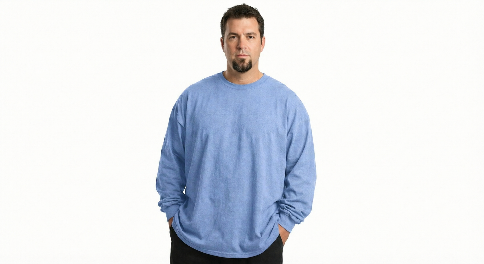 Heather Unisex Long Sleve Crew Neck - LS3401CVC