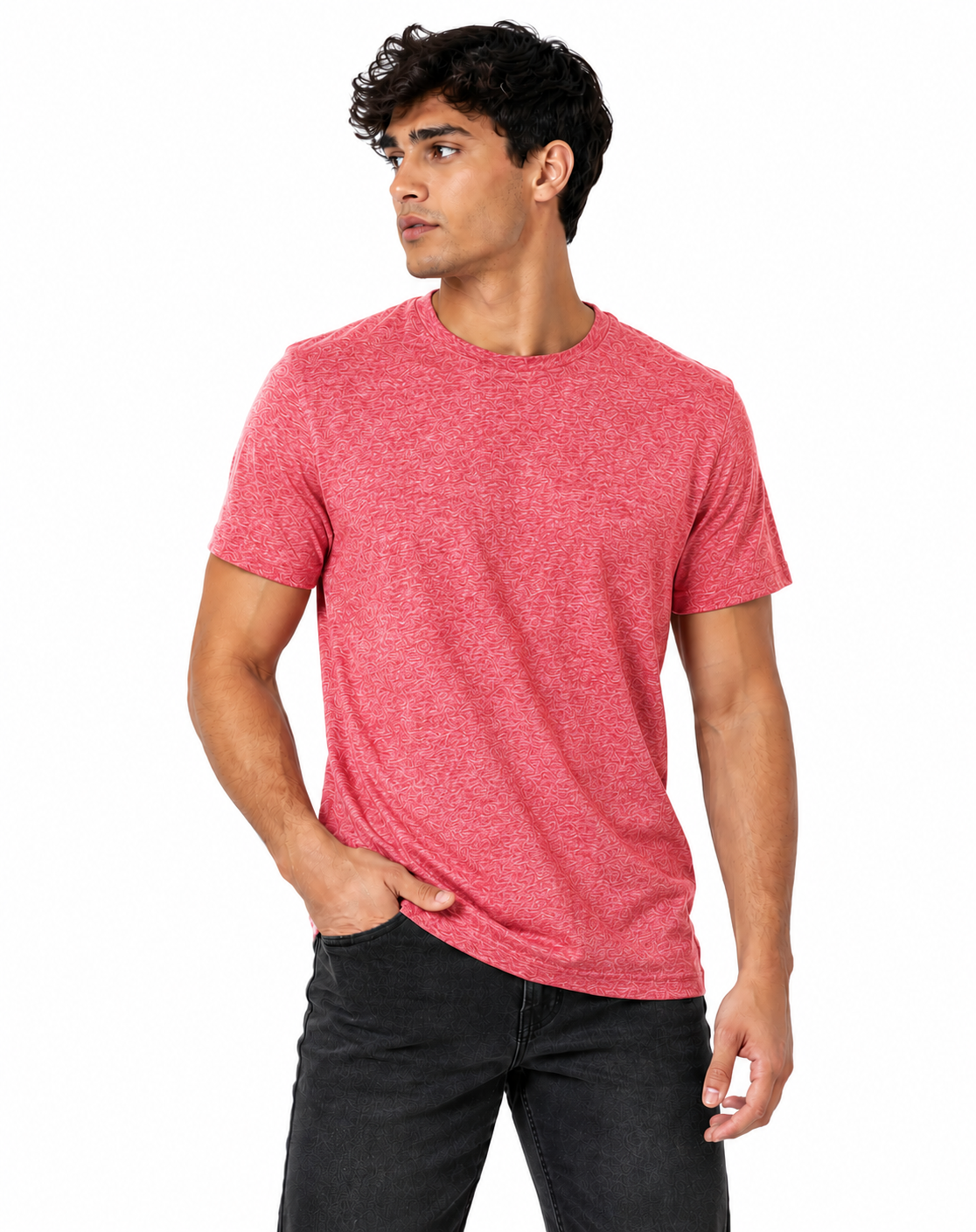 Unisex Crew Neck Heather T-Shirt  - 3401CVC