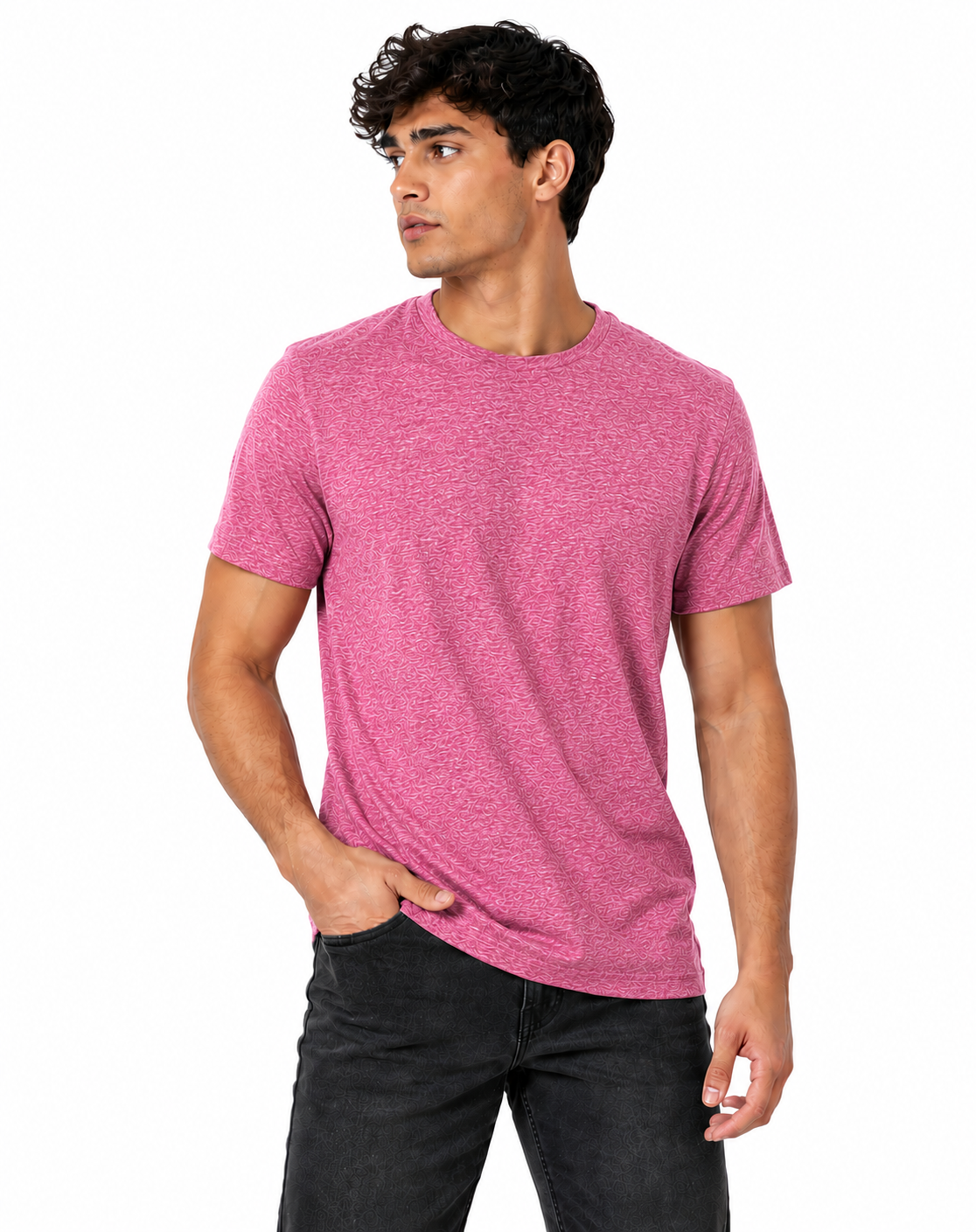 Unisex Crew Neck Heather T-Shirt  - 3401CVC
