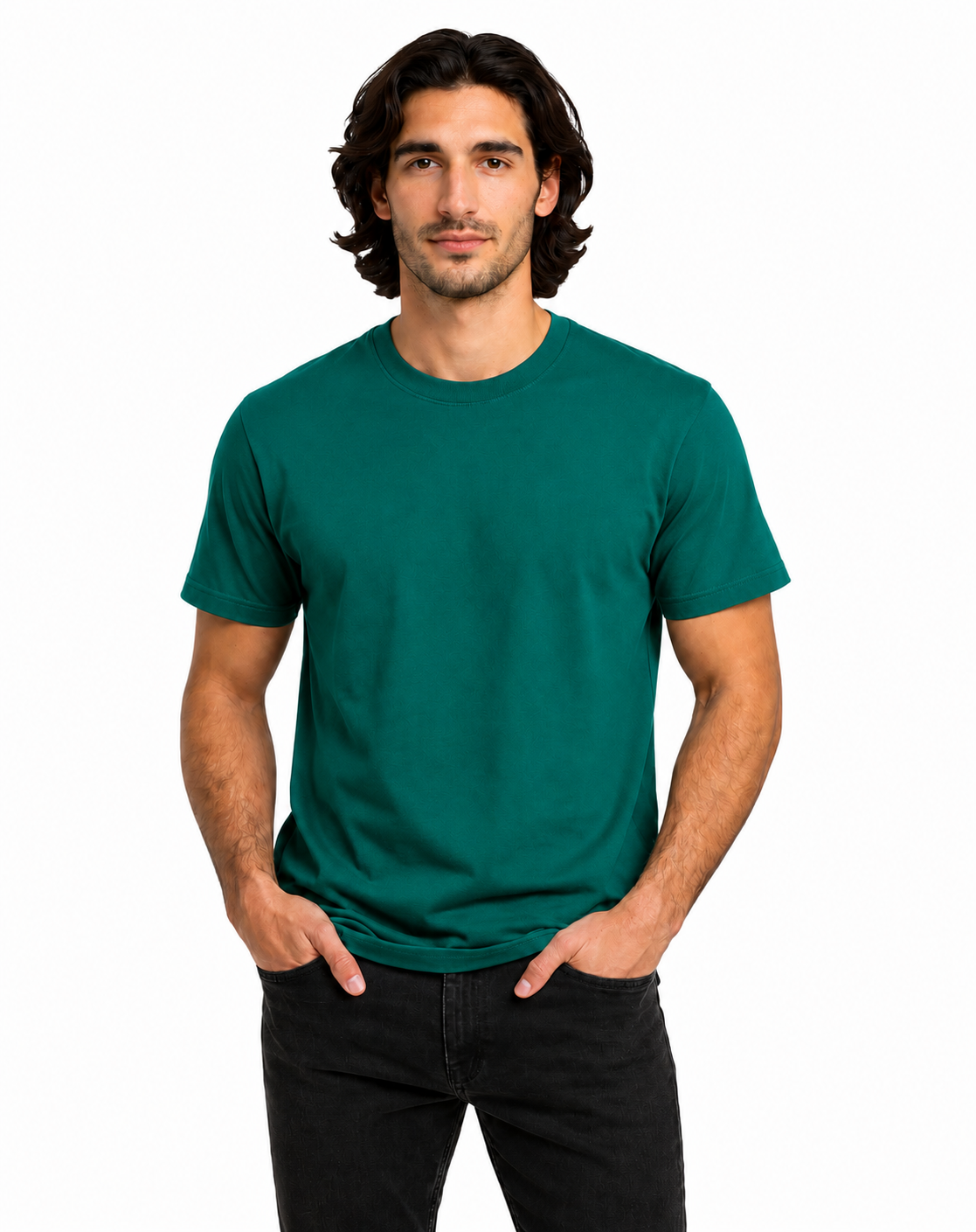 Unisex Crew Neck Cotton T-Shirt - 2501