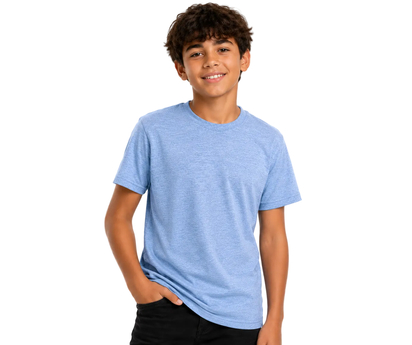 Youth Crew Neck Heather T-shirt - Y3401CVC