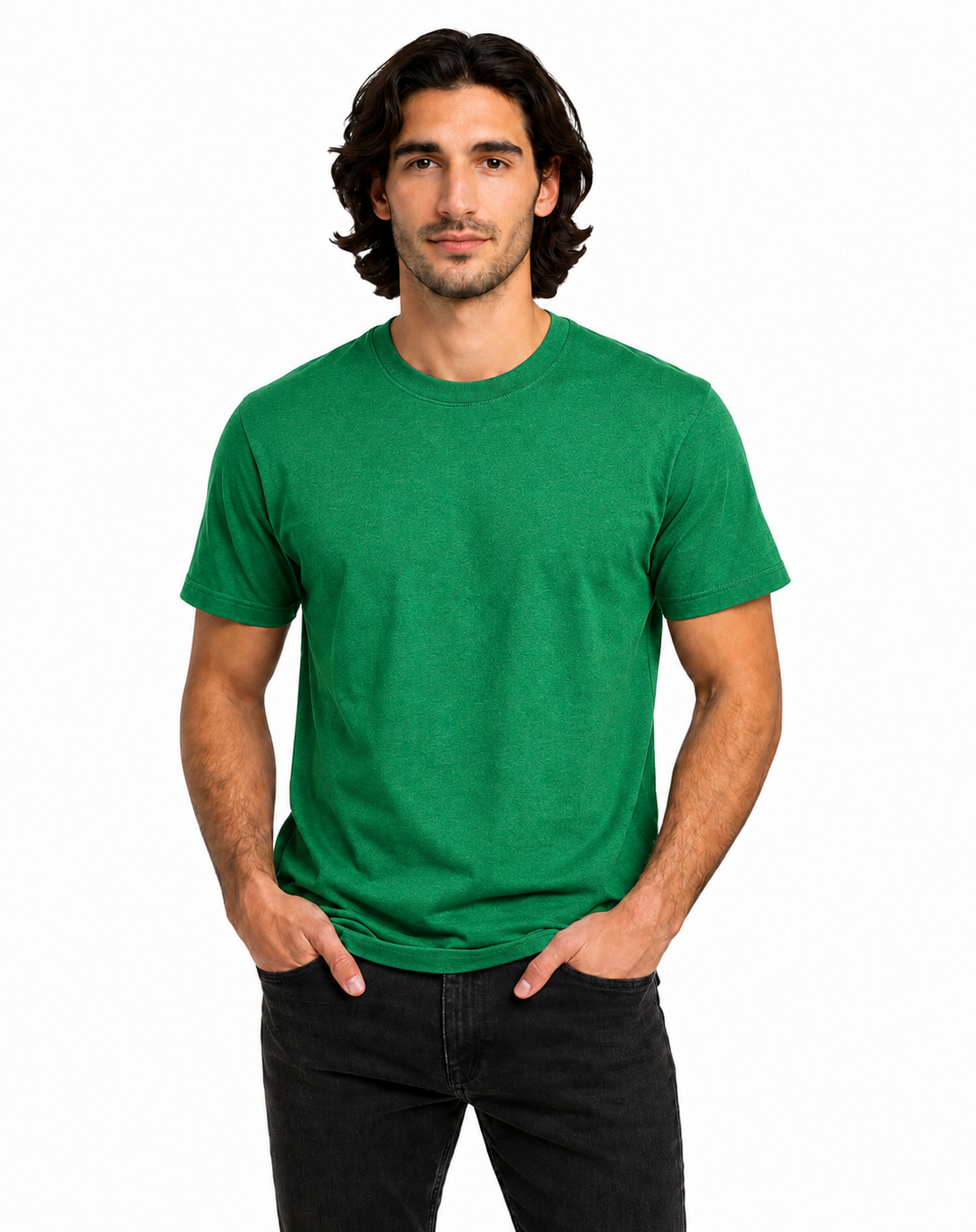 Unisex Crew Neck Cotton T-Shirt - 2501