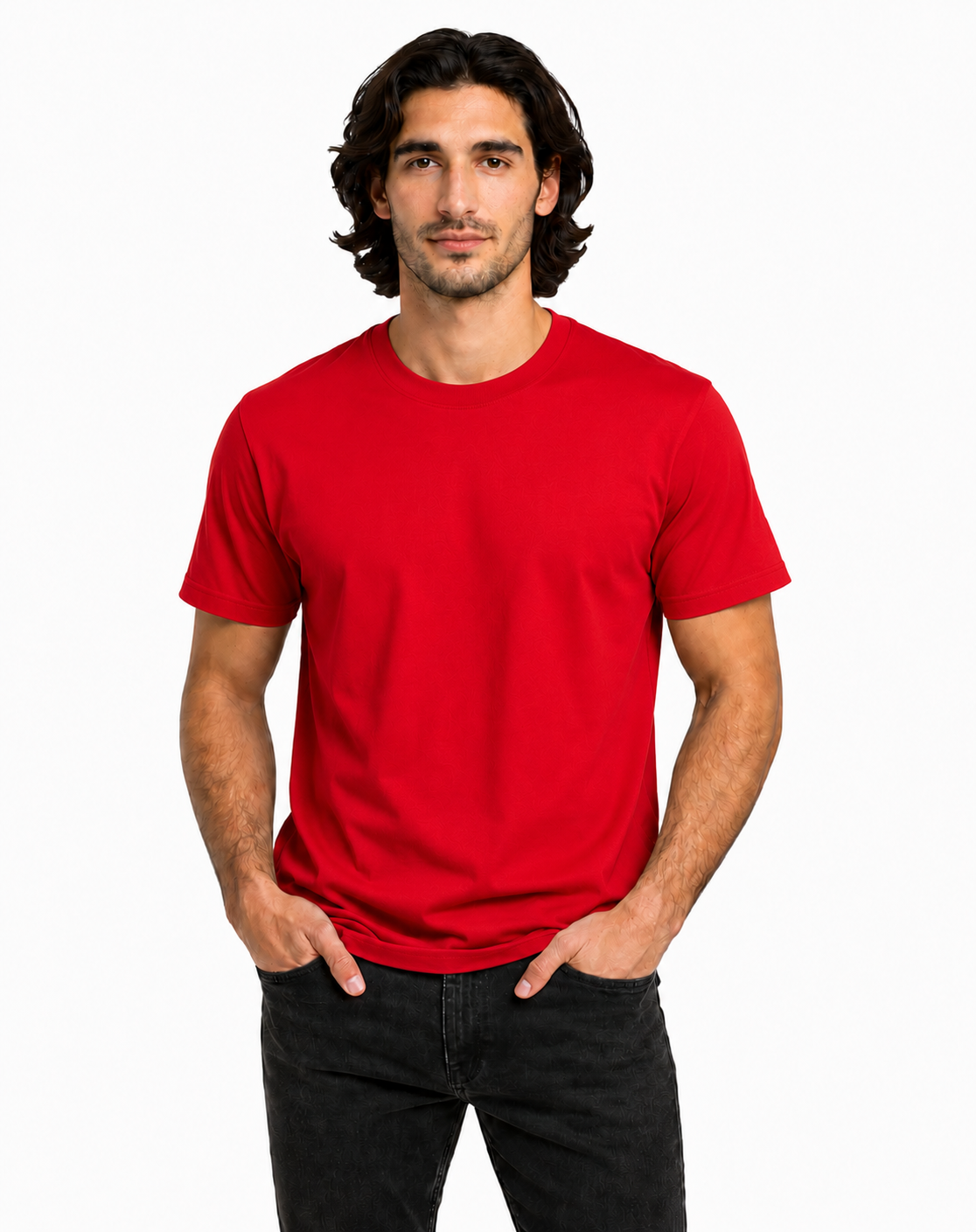 Unisex Crew Neck Cotton T-Shirt - 2501