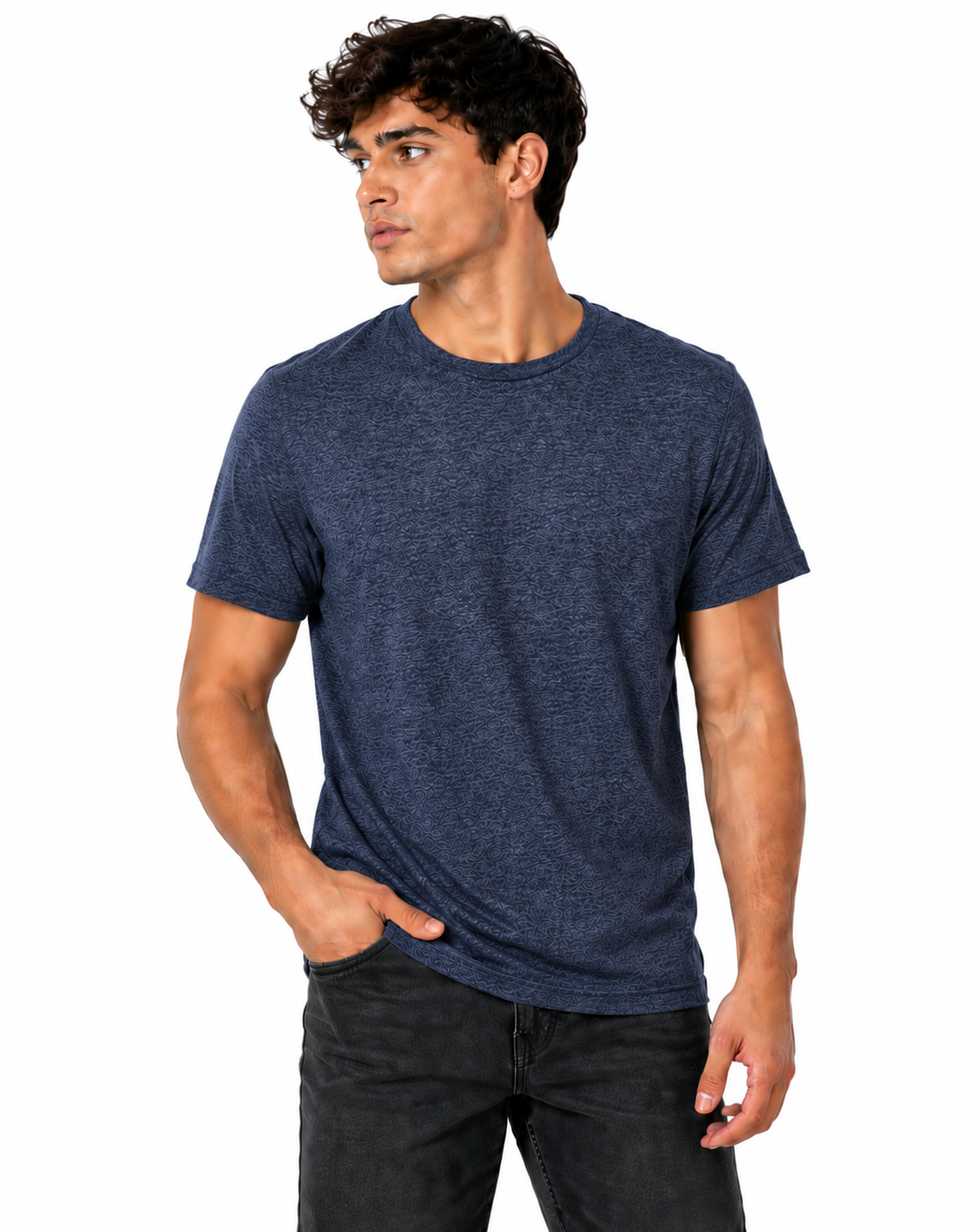 Unisex Crew Neck Heather T-Shirt  - 3401CVC