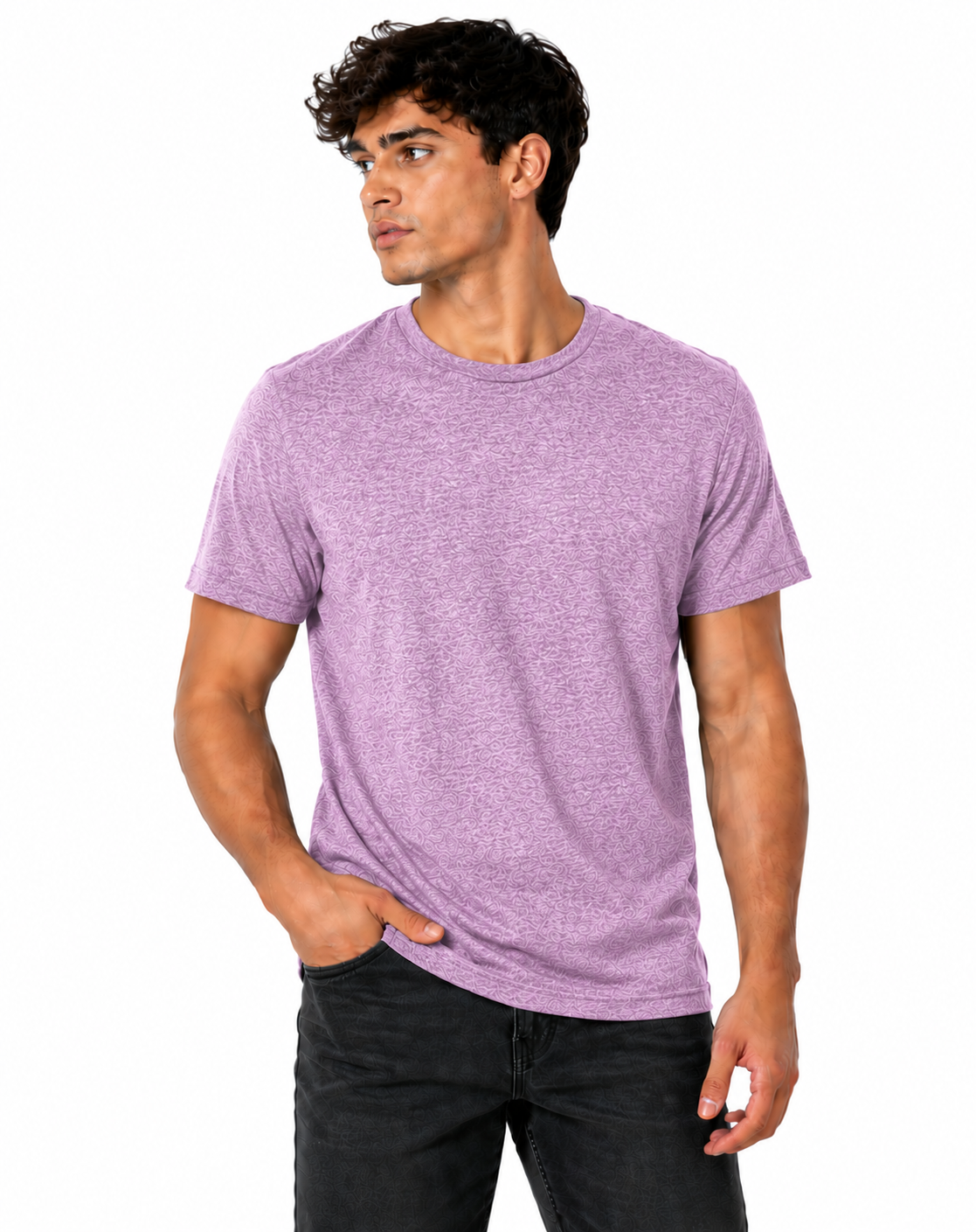 Unisex Crew Neck Heather T-Shirt  - 3401CVC
