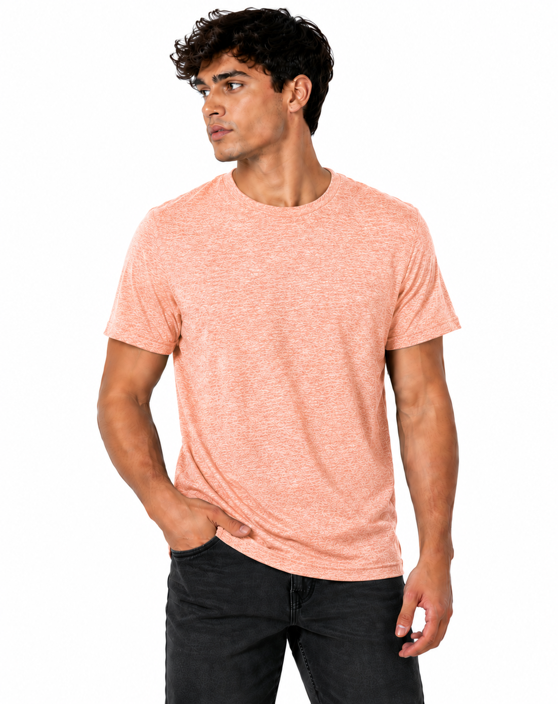 Unisex Crew Neck Heather T-Shirt  - 3401CVC