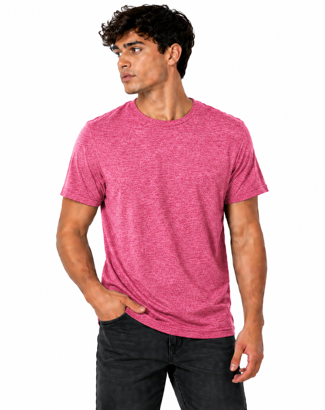 Unisex Crew Neck Heather T-Shirt  - 3401CVC