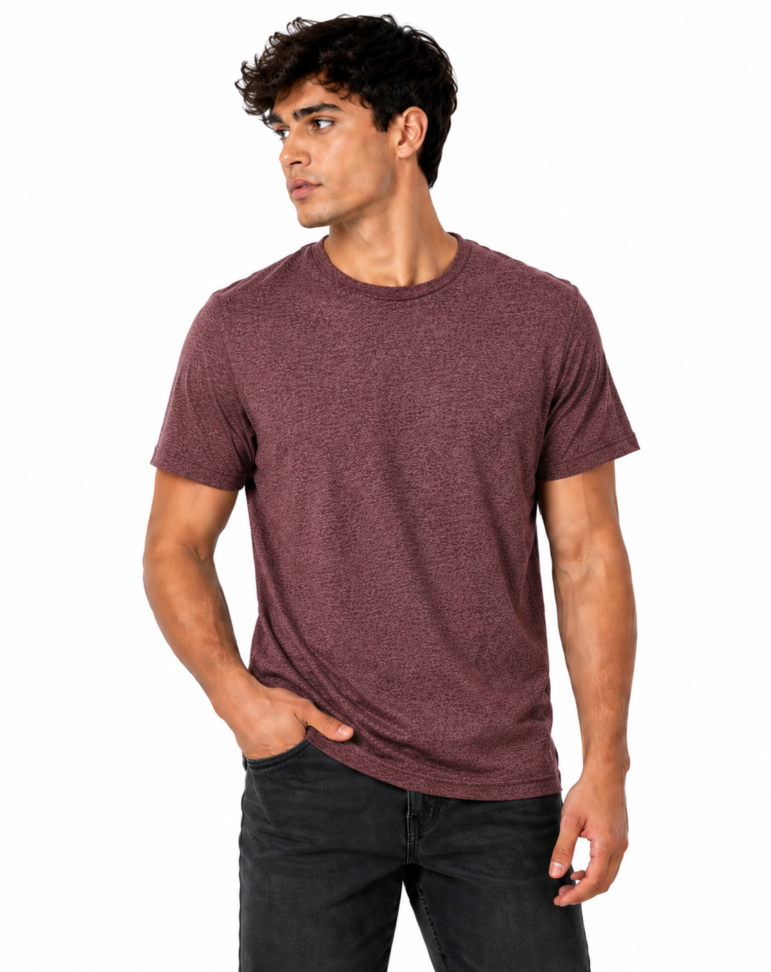 Unisex Crew Neck Heather T-Shirt  - 3401CVC