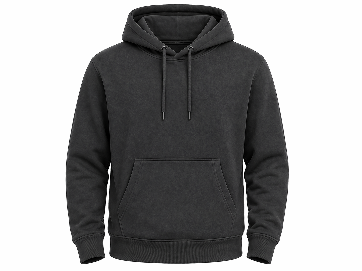 Black hoodie on a white background