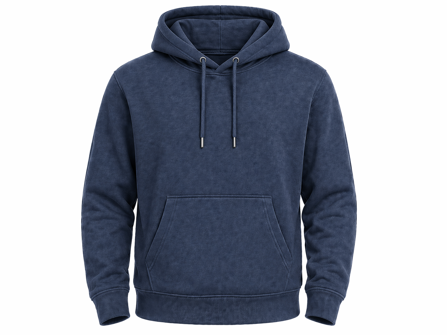 Blue hoodie on a white background