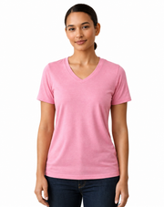 Women Cotton V-Neck T-shirt - 2501WV